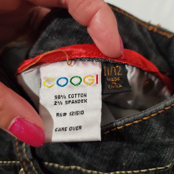 Coogi VTG Embroidered Logo Straight Leg Dark Wash Mid Rise Jeans Womens 11/12 - Picture 9 of 11
